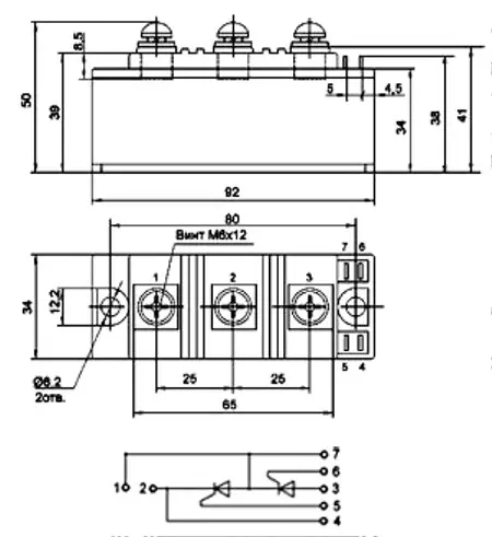 МТТ4-100-12 силовой модуль фото 3 МТТ4-100-12 силовой модуль фото 3