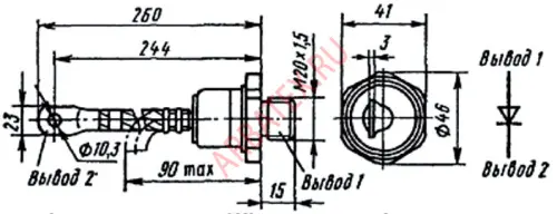 ВЧ2-200-9 диод фото 2 ВЧ2-200-9 диод фото 2