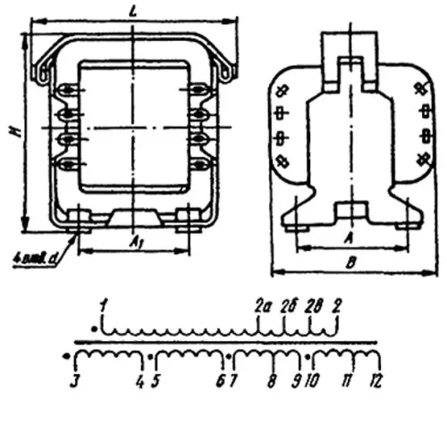 ТН48-115-400В трансформатор фото 3 ТН48-115-400В трансформатор фото 3