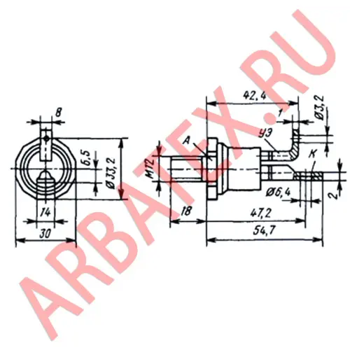 Т15-40-11-424 тиристор фото 3 Т15-40-11-424 тиристор фото 3