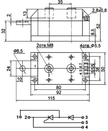 МТД-250-12 силовой модуль фото 3 МТД-250-12 силовой модуль фото 3