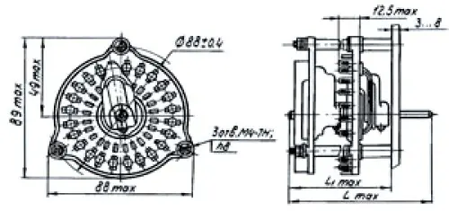 ПЩ-24П1Н1 переключатель щеточный фото 7 ПЩ-24П1Н1 переключатель щеточный фото 7