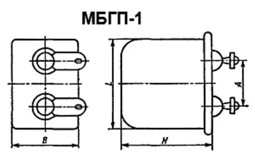 МБГП-1 1000в 0.51 мкф фото 2
