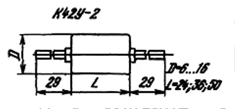 К42У-2 500в 0.033 мкф фото 3 К42У-2 500в 0.033 мкф фото 3