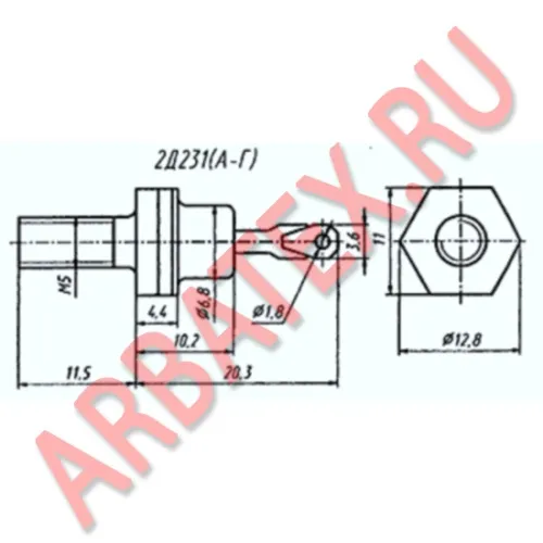 2Д231В диод фото 3