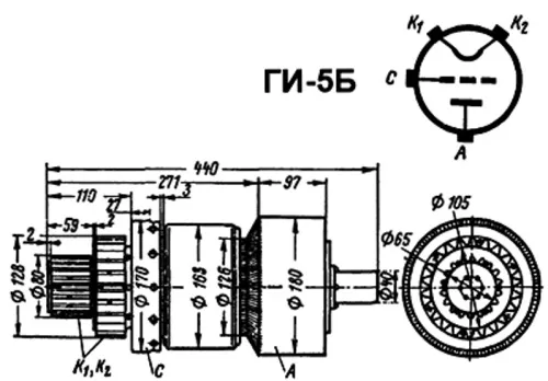 ГИ-5Б импульсный генераторный триод фото 3