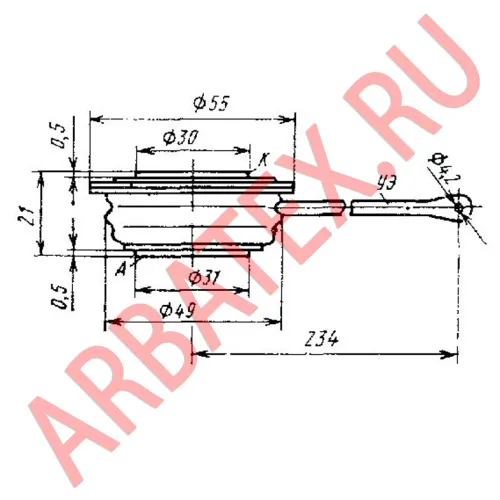 Т16-320-9 тиристор фото 3