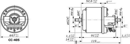 СС-405ТВ сельсин фото 2 СС-405ТВ сельсин фото 2