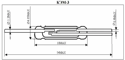 КЭМ-3 гр.Б геркон фото 3 КЭМ-3 гр.Б геркон фото 3